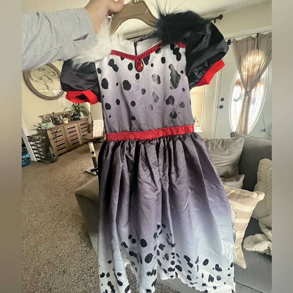 Carella Deville Dalmatian Youth Girl’s Halloween Costume